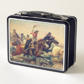 The Herd Quitter (door C.M. Russell, ca. 1897) (Achterkant)