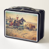 The Herd Quitter (door C.M. Russell, ca. 1897) (Voorkant)