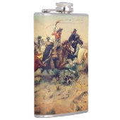 The Herd Quitter (door C.M. Russell, ca. 1897) Heupfles (Rechts)