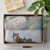 "The Herder" Westerne kunst van Philip R Goodwin Tissuepapier (Geschenk)