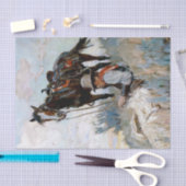 "The Herder" Westerne kunst van Philip R Goodwin Tissuepapier (Craft)