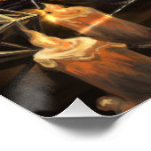 The Hermit card illustration - alchemy art Perfect Poster (Hoek)