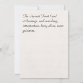 The Hermit Tarot Card Painting Kaart (Achterkant)