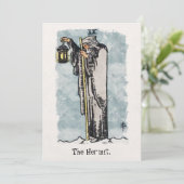 The Hermit Tarot Card Painting Kaart (Staand voorkant)