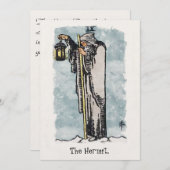 The Hermit Tarot Card Painting Kaart (Voorkant / Achterkant)