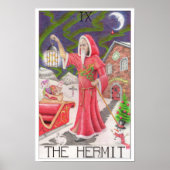 The Hermit tarot card Poster (Voorkant)