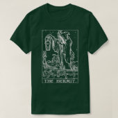 The Hermit Tarot Card T-Shirt (Design voorkant)