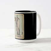 The Hermit Tarot Tweekleurige Koffiemok (Voorkant rechts)