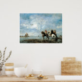 The Heron Hunt (Algerije), 1865 Eugene Fromentin Poster (Keuken)