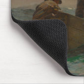 "The Herring Net" Nautische  Kunst Muismat (Hoek)