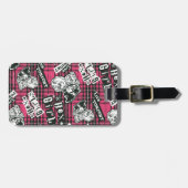 The Hex Girls Punk Plaid Pattern Bagagelabel (Voorkant horizontaal)