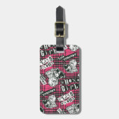 The Hex Girls Punk Plaid Pattern Bagagelabel (Voorkant verticaal)