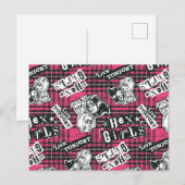 The Hex Girls Punk Plaid Pattern Briefkaart (Voorkant / Achterkant)