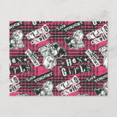 The Hex Girls Punk Plaid Pattern Briefkaart (Voorkant)