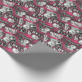 The Hex Girls Punk Plaid Pattern Cadeaupapier (Hoek)