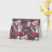 The Hex Girls Punk Plaid Pattern Kaart (Gele Bloem)
