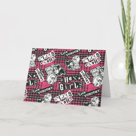 The Hex Girls Punk Plaid Pattern Kaart (Voorkant)