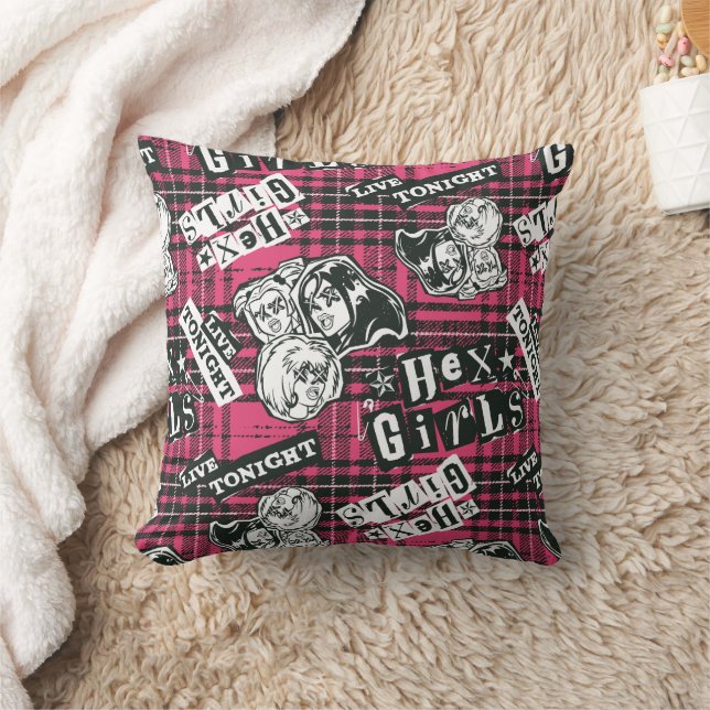 The Hex Girls Punk Plaid Pattern Kussen (Deken)