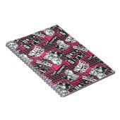 The Hex Girls Punk Plaid Pattern Notitieboek (Rechterzijde)
