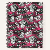 The Hex Girls Punk Plaid Pattern Notitieboek (Voorkant)