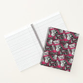 The Hex Girls Punk Plaid Pattern Notitieboek (Binnen)