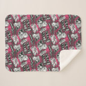 The Hex Girls Punk Plaid Pattern Sherpa Deken (Voorkant (horizontaal))