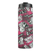 The Hex Girls Punk Plaid Pattern Thermosbeker (Voorkant)