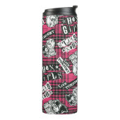 The Hex Girls Punk Plaid Pattern Thermosbeker (Gedraaid links)