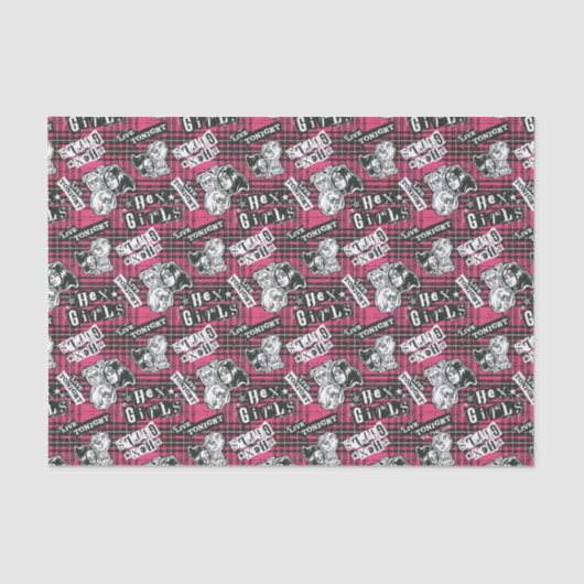 The Hex Girls Punk Plaid Pattern Tissuepapier (Voorkant)