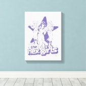 The Hex Girls zijn de hoofdrolspelers Canvas Afdruk (Insitu (Houten vloer))