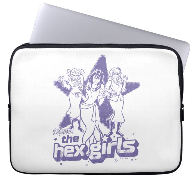 The Hex Girls zijn de hoofdrolspelers Laptop Sleeve (Voorkant)