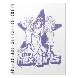 The Hex Girls zijn de hoofdrolspelers Notitieboek