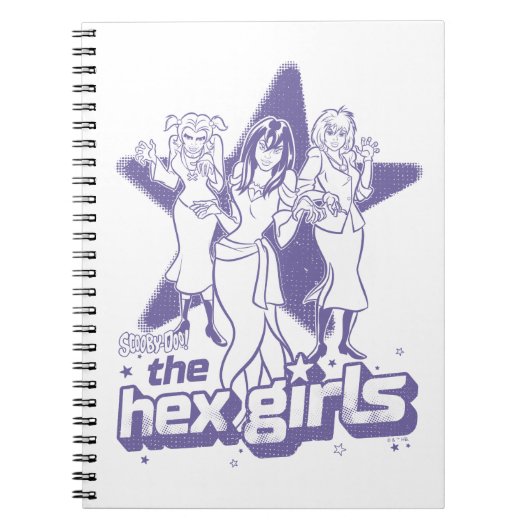 The Hex Girls zijn de hoofdrolspelers Notitieboek (Voorkant)