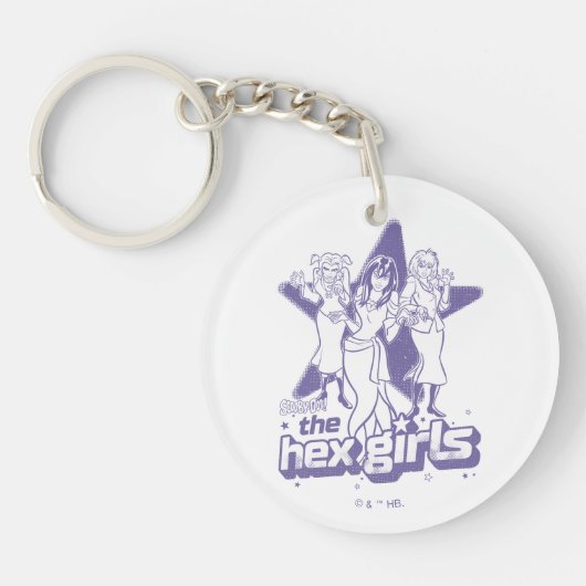 The Hex Girls zijn de hoofdrolspelers Sleutelhanger (Voorkant)