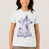 The Hex Girls zijn de hoofdrolspelers Tri-Blend Shirt (Voorkant)