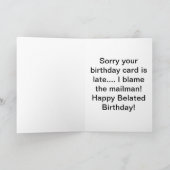 The Hiccup Book - Verlate verjaardagskaart Kaart (Binnen)