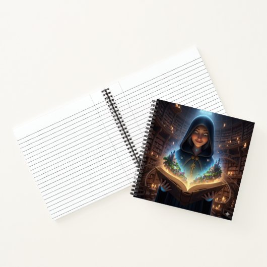 The Hidden Library Guardian Notebook Notitieboek (Binnen)