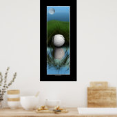 "The Hiding Place" - Funny Golf Art Poster (Keuken)
