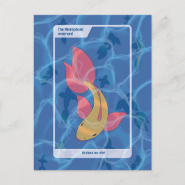 The Hierophant reversed Tarot Inspired Art Briefkaart