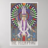 The Hierophant tarot card Poster (Voorkant)