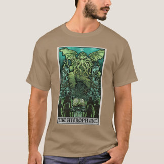 The Hierophantarot Card Cthulhu Classic Horror Hal T-shirt