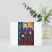 The High Priest (expressionism portret) Briefkaart (Staand voorkant)