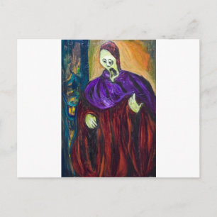 The High Priest (expressionism portret) Briefkaart