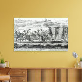 The Highland Chase, 21 februari 1745 Canvas Afdruk (Insitu (Woonkamer))