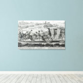 The Highland Chase, 21 februari 1745 Canvas Afdruk (Insitu (Houten vloer))
