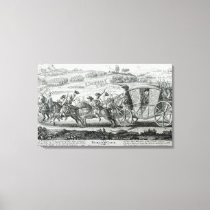 The Highland Chase, 21 februari 1745 Canvas Afdruk