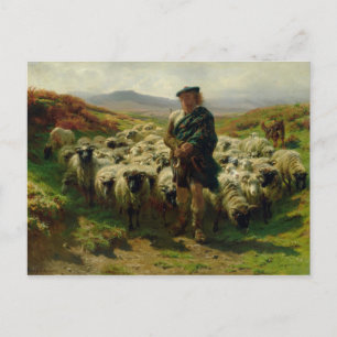 The Highland Shepherd, 1859 Briefkaart