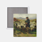 The Highland Shepherd, 1859 Magneet (Voorkant / Achterkant)