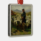 The Highland Shepherd, 1859 Metalen Ornament (Rechts)