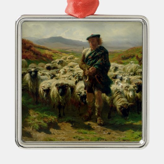 The Highland Shepherd, 1859 Metalen Ornament (Voorkant)